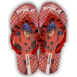 İpanema Ladybug Çocuk Parmak Arası Terlik Siyah Kırmızı 30/35