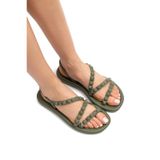 İpanema Meu Sol Flatform Kadın Sandalet Yeşil 35/42