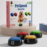 ipawspace Ses Kayıt Düğmesi, İletişim için Köpek Düğmeleri Evcil Hayvan Eğitimi Buzzer, 30 İkinci Kayıt ve Oynatma, Arkadaş Ailesi için Komik Hediye