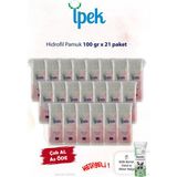 İpek 21 Paket x 100 Gr Hidrofil Pamuk Doğal İçerikli Makyaj Temizleme Mendilleri