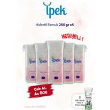 İpek 5'li Hidrofil Pamuk 250 Gr. Beyaz Renkli Yüksek Kaliteli Pamuk ile Kişisel Hijyen