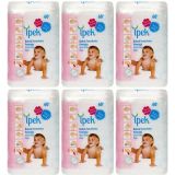 İpek 60'li 6 Paket Bebek Temizleme Pamuğu
