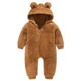ipek atlas Kız Erkek Bebek Ve Çocuk Peluş Tulum 3 Ay, Ipek Atlas