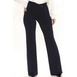 ipek atlas X Nurbeli Siyah Kadın Asimetrik Palazzo Pantolon