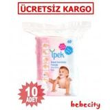 Ipek Bebek Temizleme Pamuğu 60lı 10 Paket