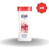 İpek Boyalı Saçlar İçin 2'si 1 Arada Gül Özlü 6x480 ml Şampuan