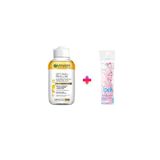 İpek Garnier Çift Fazlı Micellar Kusursuz Makyaj Temizleme Suyu 100 Ml + Makyaj Temizleme Pedi 70'Li