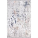 İpek Halı Vales 7815A Salon, Mutfak, Oturma Odası Halisi – İpek Mekik Hali - 80 x 150 cm - Krem - Gri - Lacivert