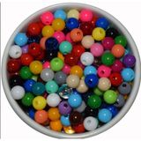 Ipek Hobi 8 mm Karışık Plastik Boncuk 100 gr