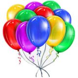ipek hobi BALON METALİK BASKISIZ 12 İNC KARIŞIK (10 ADET)