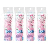 İpek Ipek 70'li Makyaj Temizleme Pamuk Pedi 4 Paket Seti Silky Touch Özelliğiyle Hassas Ciltler İçin