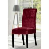 Ipek Kadife Sandalye Kılıfı- Sandalye Örtüsü - 40 x 55 cm - Bordo