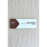 Ipek Kirpik Kapı Tabelası – Mdf Güzellik Salonu Oda Levhası | 19X7 cm