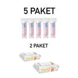 İpek Makyaj Temizleme Pamuğu 70'Li 5 Paket, Sleepy Sensitive Islak Havlu 90'Lı 2 Paket