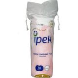 İpek Makyaj Temizleme Pedi 70'li Yumuşak Pamuk Özellikli Temizlik İçin İdeal