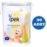 İpek Maxi 60 lı Bebek Temizleme Pamuğu 30 Paket - YENİ AMBALAJ