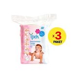 İpek Maxi Bebek Temizleme Pamuğu 60'lı 3'lü Set Düz Beyaz Onarıcı Özellikli - yok