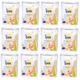 Ipek Maxi Bebek Temizleme Pamuğu 60'lı x 12 Paket