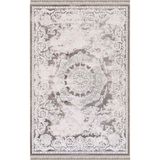 Ipek Mekik Halı Ipek Halı Blossom 13639 Salon, Mutfak, Oturma Odası, Çocuk Odası Halisi – Ipek Mekik Hali - Açık Gri - 80 x 300 cm