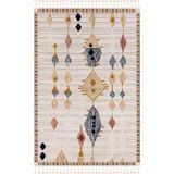 İpek Mekik Halı Pien 1754A Salon, Mutfak, Oturma Odası, Çocuk Odası Halisi - 100 x 200 cm - Krem - Multi