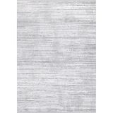 Ipek Mekik Halı Roxanne 17111 Açık Gri Düz Renk Yumuşak Dokulu Spor Halı - 120 x 180 cm