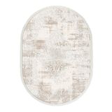 İpek Mekik Halı Sardes 6110a Oval Yumuşak Dokulu Modern Ve Geleneksel Desenli Üst Kalite Şık Halı