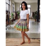 Ipek Mini Etek El YAPIMI%100 Ipek - 0 - Antik - M - L
