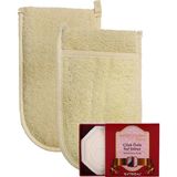 Ipek Naturel Kabak Lifi Kese Çift Taraflı El Geçmeli + Çilek Sabunu Banyo Hamam Kesesi Spa Seti