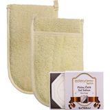 Ipek Naturel Kabak Lifi Kese Çift Taraflı El Geçmeli + Pirinç Kepeği Sabunu