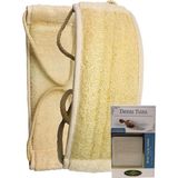 Ipek Naturel Kabak Lifi Kese Uzun Sırt Tipi Ipli + Deniz Tuzu Banyo Sabunu