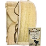 Ipek Naturel Kabak Lifi Kese Uzun Sırt Tipi Ipli + Eşek Sütü Banyo Sabunu