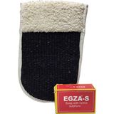 İpek Naturel Keçi Kılı Kese Çift Taraflı + Egza-S Sabunu