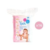 İpek Organik 60'lı 16 Paket Bebek Temizleme Pamuğu