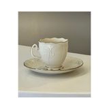 İpek Porselen Amara Zarif 6 Kişilik Kahve Fincan Takımı 80 ML