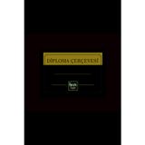 İpek Sanatsal Diploma Çerçevesi - Hakiki Camlı Ürün - 25X35,3 Ebatındaki Belgeler Için