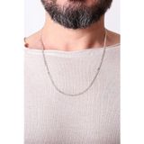 İpek Silver EEZ002 925 Ayar Gümüş Gurmet Erkek Zincir Kolye