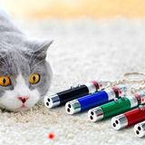 İpek Yıldızı® 3 Fonksiyonlu Kırmızı Beyaz Işıklı Led Lazer Kedi Köpek Oyuncak Anahtarlık
