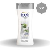 İpek Zayıf ve Koparak Dökülen Saçlar İçin Bitki Özlü 2x480 ml Şampuan
