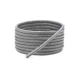 ipekbazaar 150 cm Yuvarlak Mumlu Bağcık, Spor Klasik Ayakkabı Bağcığı İpi, 1 Çift, Gri
