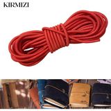 İpekbazaar 3 mm Yuvarlak Lastik Ip 2 Mt, Defter Ajanda Kılıfı Sabitleme, Hobi, Dikiş, Bel ve Paça Lastiği - Standart - Kırmızı