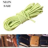 İpekbazaar 3 mm Yuvarlak Lastik Ip 2 Mt, Defter Ajanda Kılıfı Sabitleme, Hobi, Dikiş, Bel ve Paça Lastiği - Standart - Neon Sarı