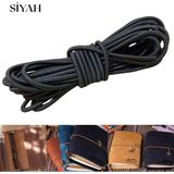 İpekbazaar 3 mm Yuvarlak Lastik Ip 2 Mt, Defter Ajanda Kılıfı Sabitleme, Hobi, Dikiş, Bel ve Paça Lastiği - Standart - Siyah