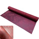 ipekbazaar Crazy Horse Parça Deri, Deri Hobi Uğraşlarında DIY Cüzdan, Kartlık, Çanta vb İçin Panel Kesim Hakiki Deri Parçası, 1 Adet (Bordo, 40x25 cm)