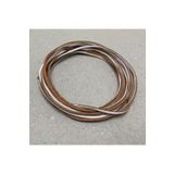 ipekbazaar DIY Bileklik Deri İp, 1,5mm x 2 metre Hakiki Deri Bileklik Kolye Aksesuar İpi, Bracelet Leather Rope