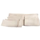 Ipekbazaar El Yapımı Deri Cüzdan DIY Seti, Bordo Renk, Kendin Yap Erkek Cüzdan (HAZIR KESİM DERİ, Naturel)