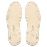 ipekbazaar Exclusive Hakiki Deri Ayakkabı Tabanlığı, Parfümlü, Koku Önleyici Ter Emici Tabanlık, Leather İnsole, (42-43, Naturel)
