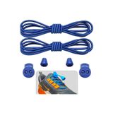 ipekbazaar Lacivert Akıllı Bağcık, Pratik Lastikli Ayakkabı Bağcığı Spor, Çocuk Klasik Ve Bot Bağcığı, 1 Çift