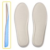 ipekbazaar Memory Foam Ortopedik Ayakkabı Tabanlık, Visco Konfor Rahat Spor Ayakkabı Tabanı, Erkek, Kadın (Gri, 42-43)