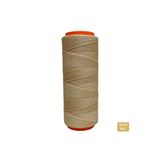 ipekbazaar Mumlu İp 0,8 mm-100 mt Mumlu İplik Takı Deri Hobi Saraç İpliği Çanta İpi, Bej