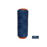 ipekbazaar Mumlu Ip 0,8 Mm-100 Mt Mumlu Iplik Takı Deri Hobi Saraç Ipliği Çanta Ipi, Koyu Mavi